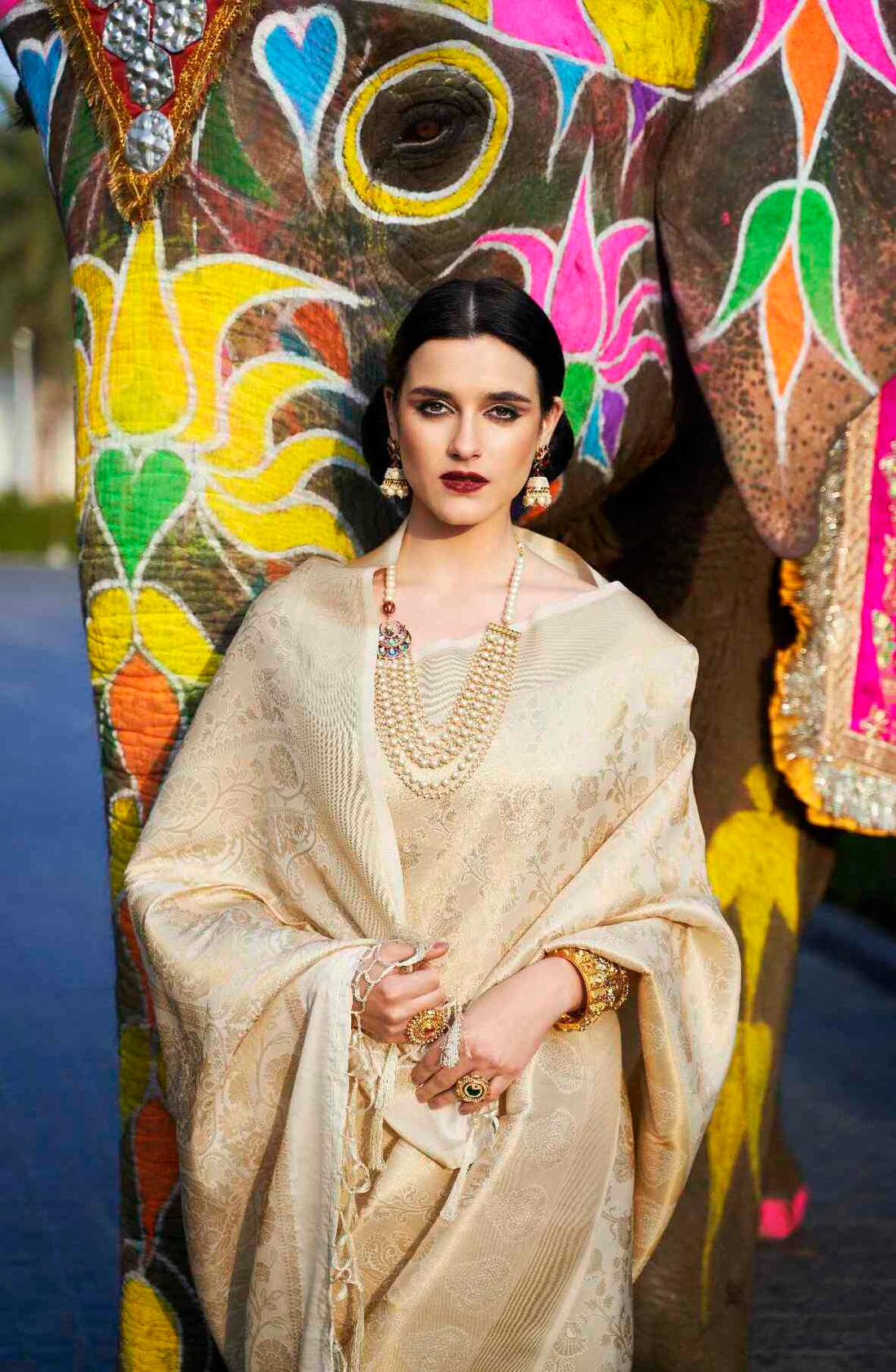 Royal Golden Woven Kanjivaram Saree