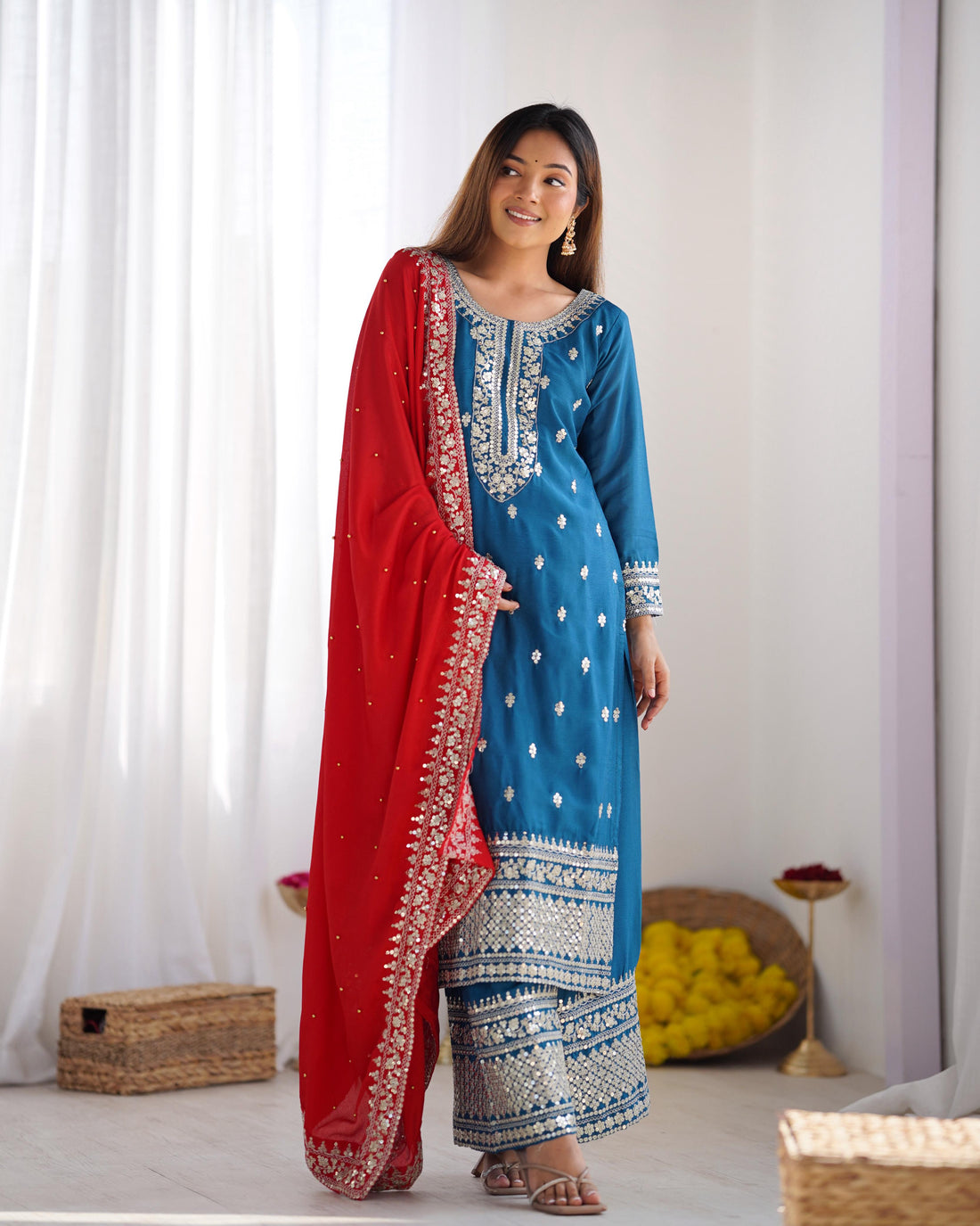 Indigo Sunbeam Salwar Suit