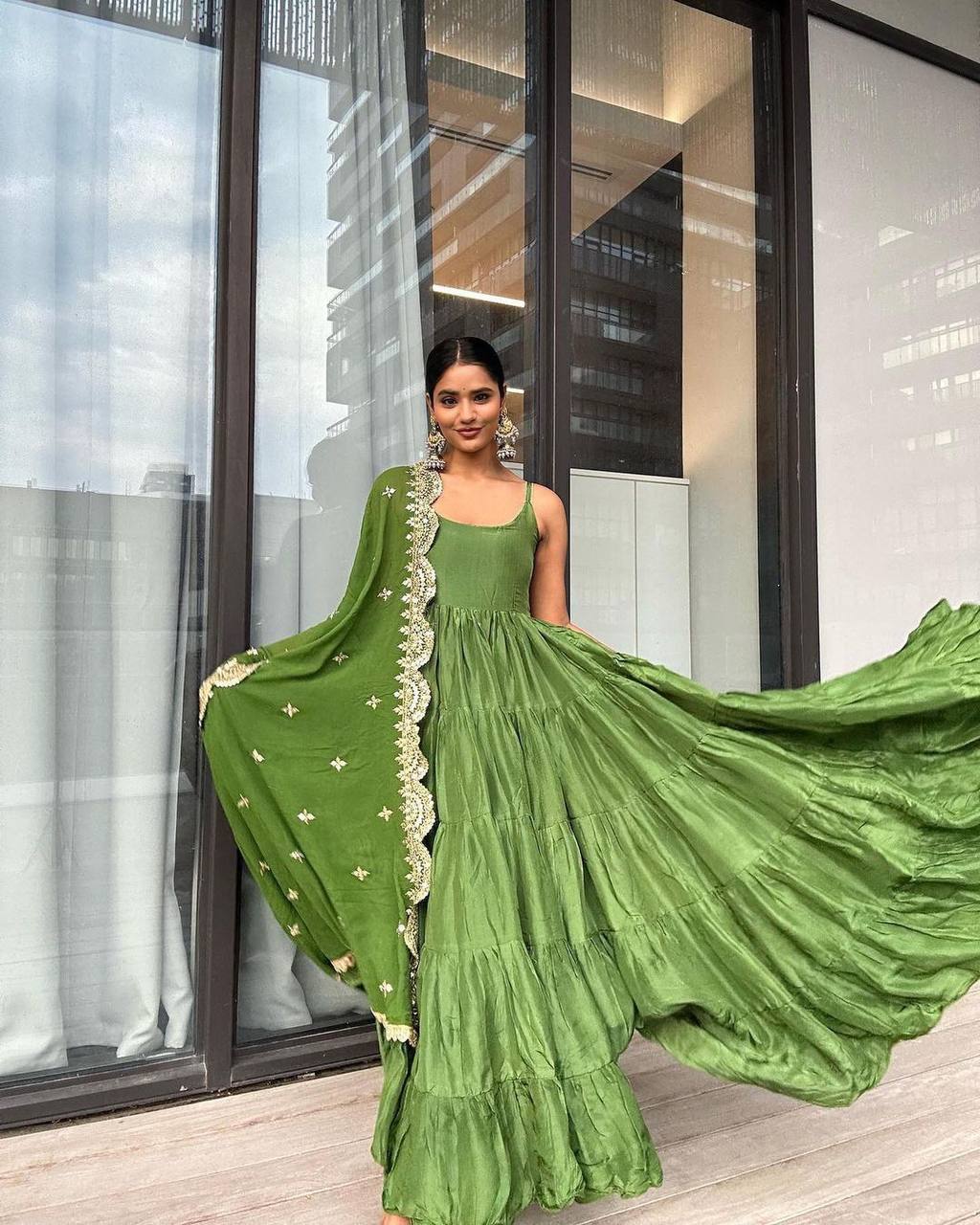 Gown Style Anarkali Set