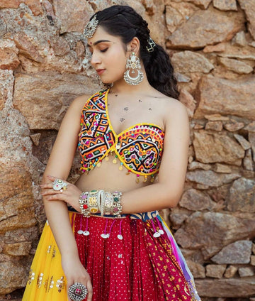 Desi Diva Drape Navratri Lehenga Choli