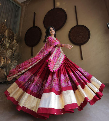 Sakani Garba Navratri Lehenga