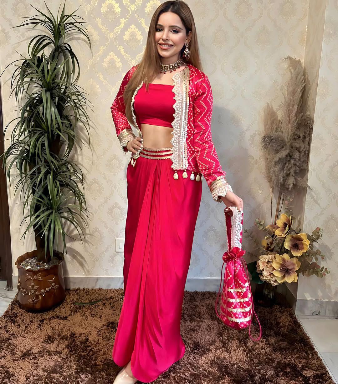 Spring Fling Dhoti Style Set