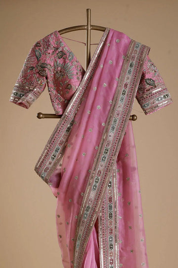 Pink Banglori Bloom Saree