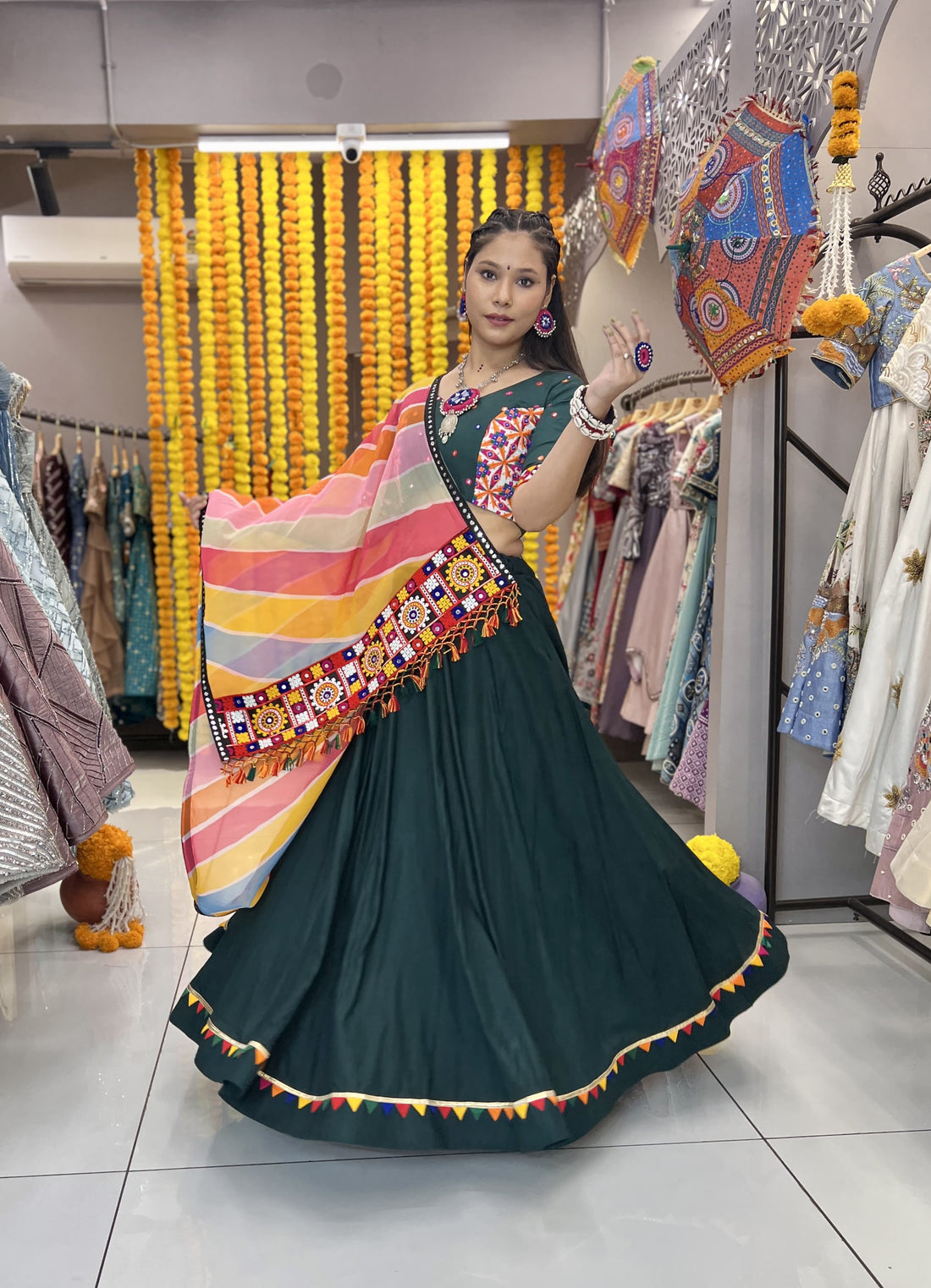 Tejasvi Tyohaar Navratri Lehenga Choli
