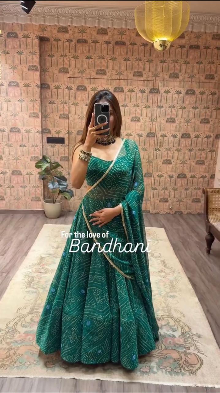 Dholida Chakra Choli Navratri Lehenga Choli