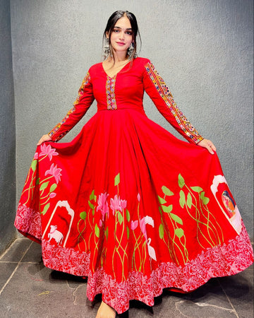 Zahri Gown With Dupatta