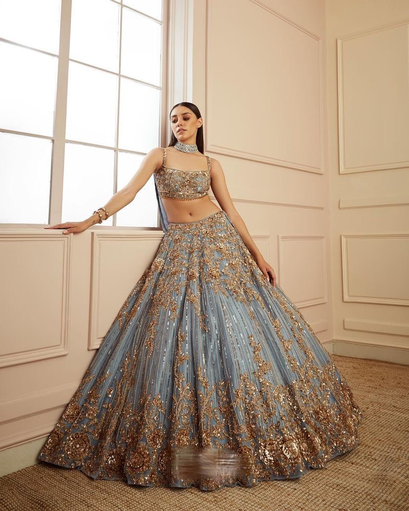 Exquisite Grey Lehenga Choli