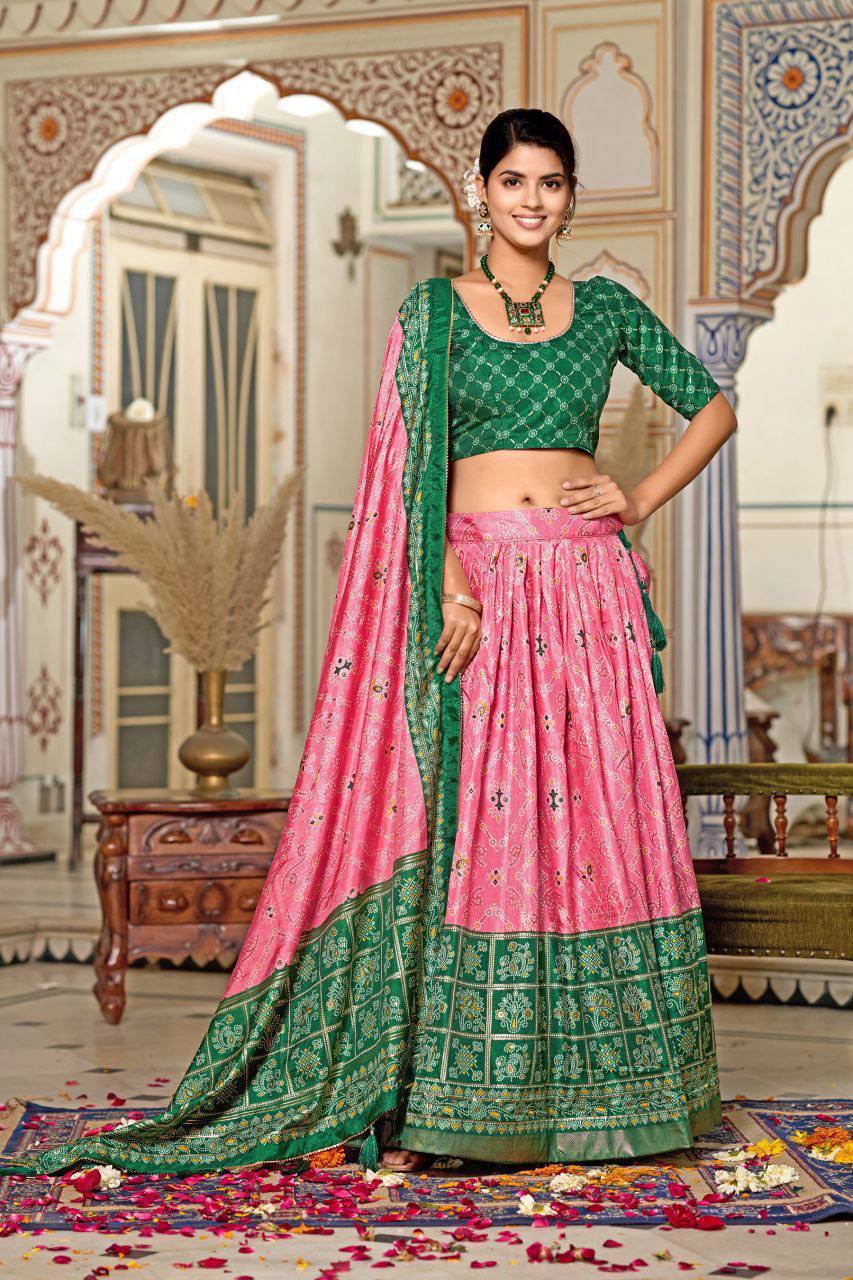 This beautifully crafted lehenga set is designed to celebrate femininity, tradition, and timeless grace